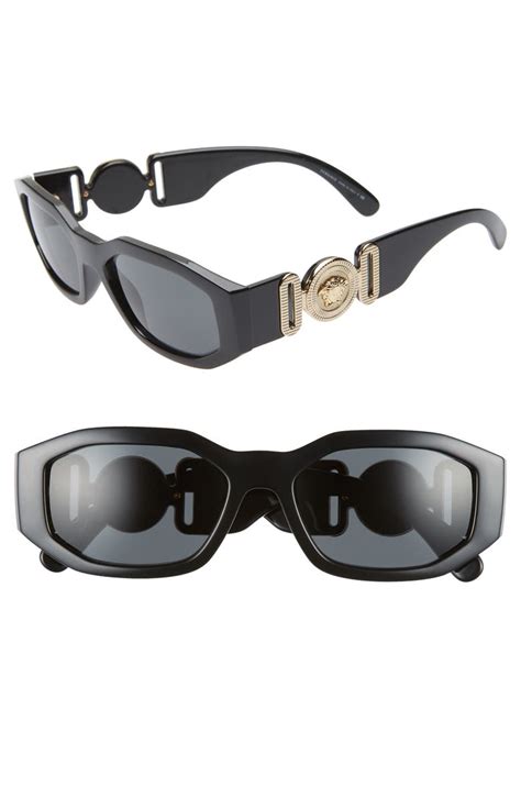 versace biggie 53mm round sunglasses|notorious big Versace sunglasses.